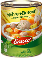 Erasco Möhren-Eintopf mit Fleischbällchen 800 g Dose